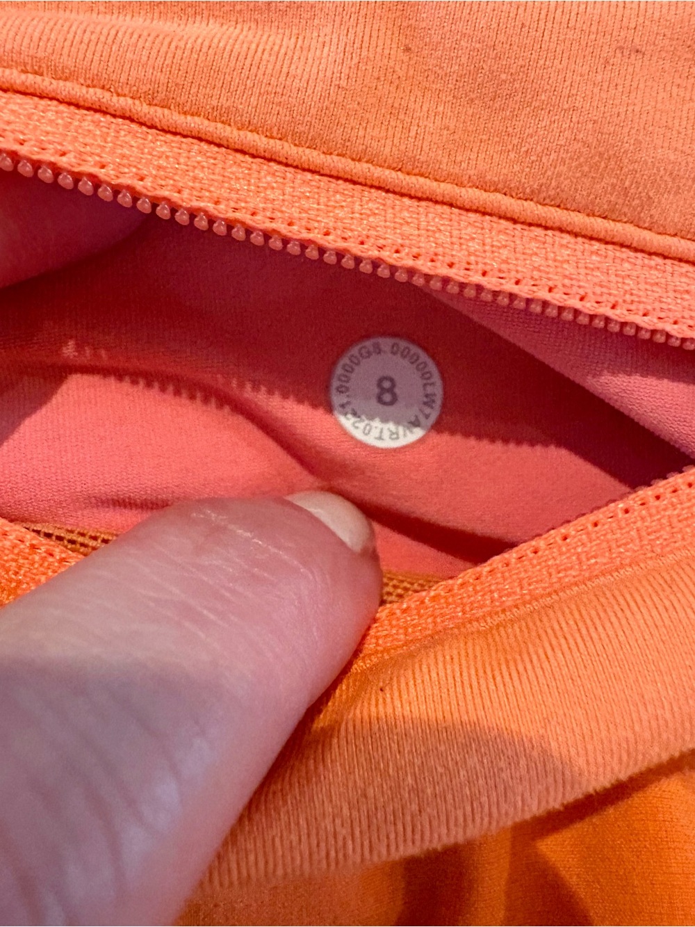 lululemon athletica Women's Athletic Shorts - Vibrant Orange - Picture 4 of 4